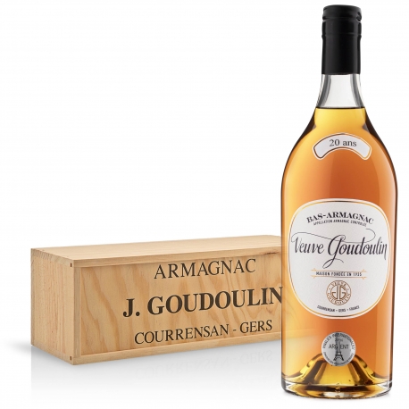 Bas Armagnac - J. Goudoulin - Coffret 20 ans d'âge